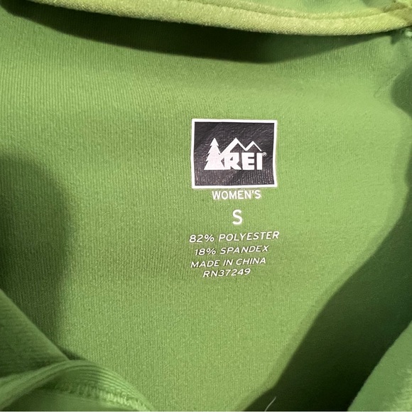 REI green athletic women’s popover green size small - Picture 8 of 8